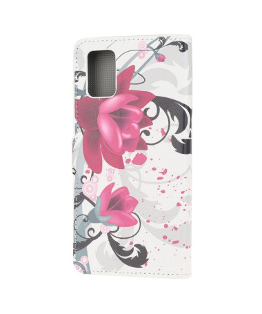 Housse Samsung Galaxy A41 fleur de lotus