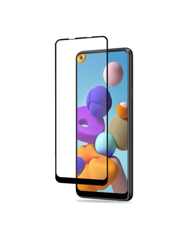 Protection d’écran Samsung Galaxy A21s en verre trempé full size - photo 3