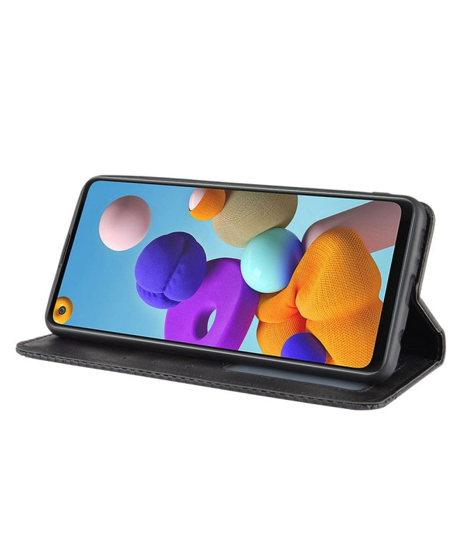 Étui Samsung Galaxy A21s Le Cirénius Style Cuir