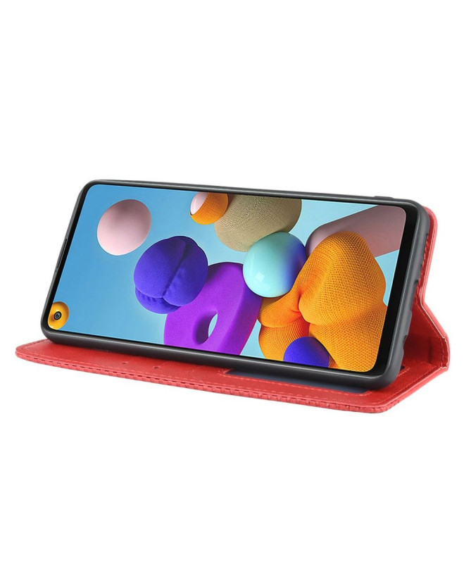 Étui Samsung Galaxy A21s Le Cirénius Style Cuir