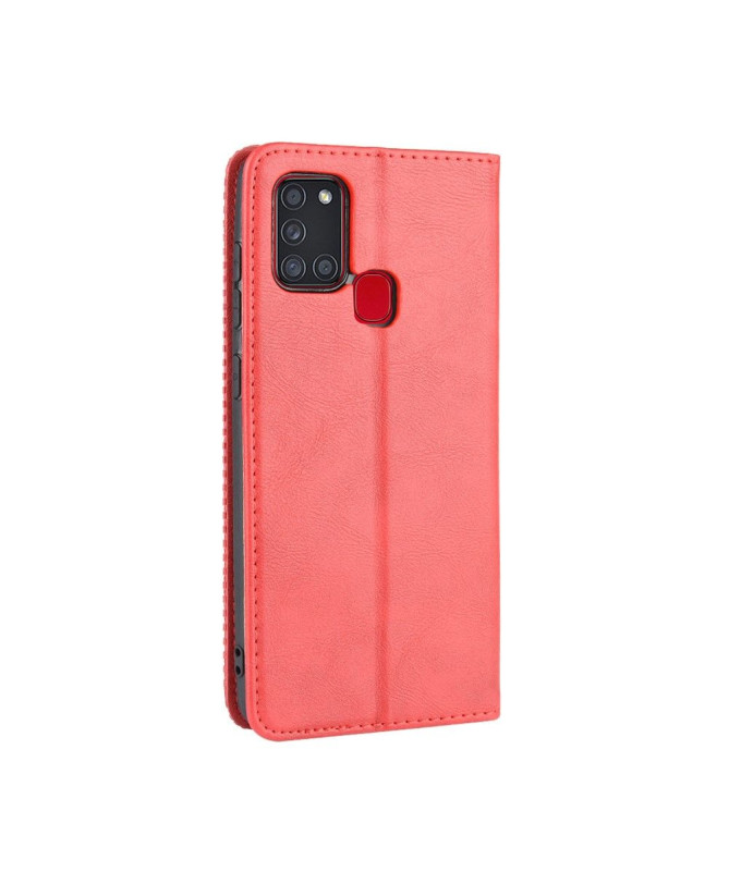 Étui Samsung Galaxy A21s Le Cirénius Style Cuir