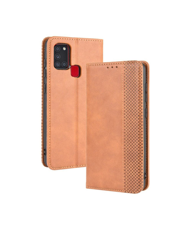 Étui Samsung Galaxy A21s Le Cirénius Style Cuir