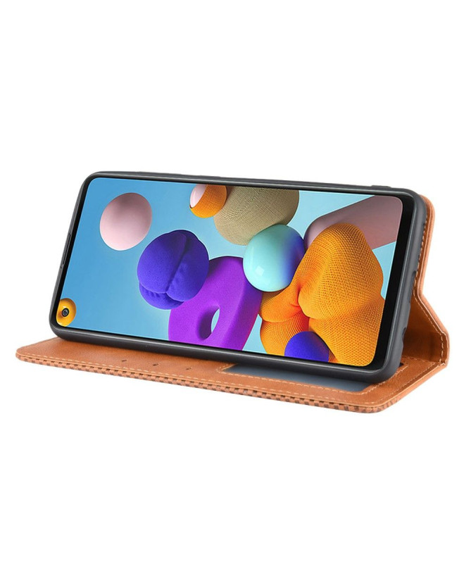 Étui Samsung Galaxy A21s Le Cirénius Style Cuir