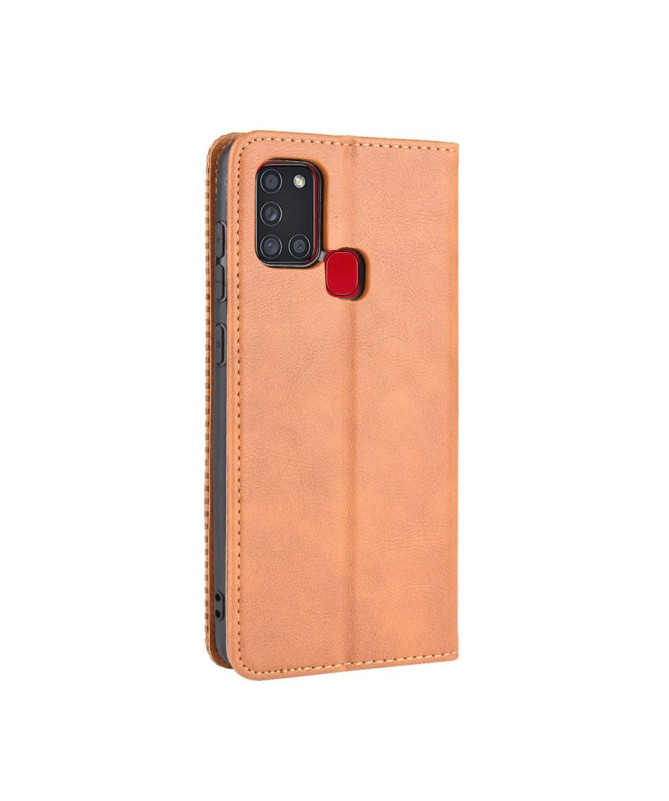 Étui Samsung Galaxy A21s Le Cirénius Style Cuir