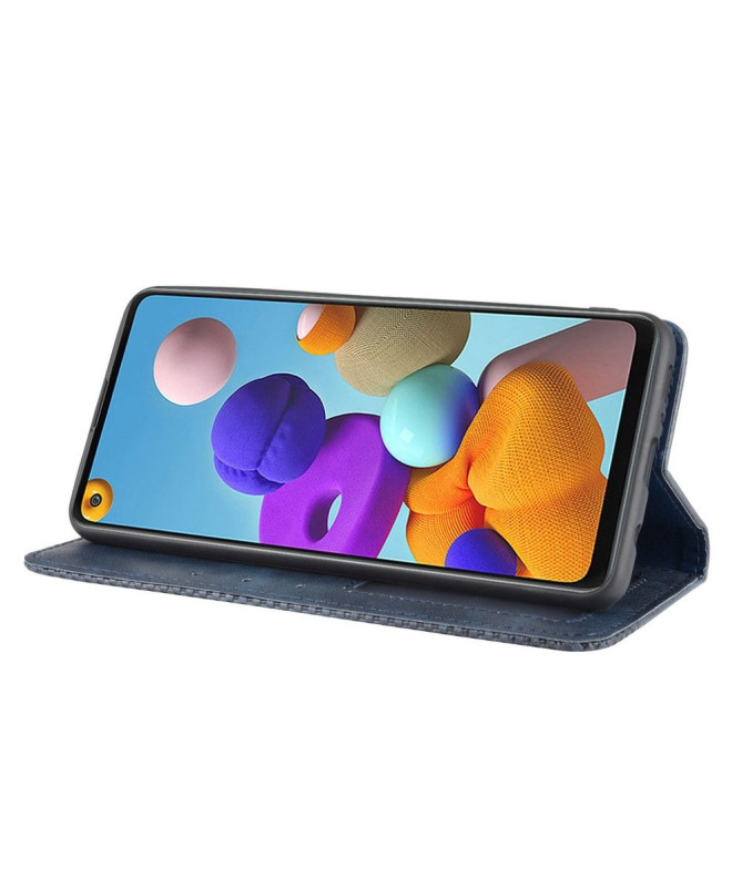Étui Samsung Galaxy A21s Le Cirénius Style Cuir