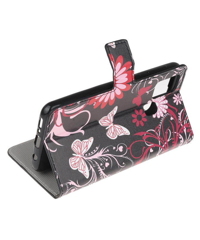 Housse Samsung Galaxy A21s Papillons et Fleurs - photo 4