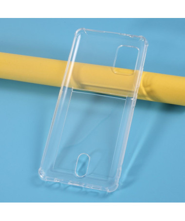 Coque Samsung Galaxy A51 5G Transparente Porte Carte