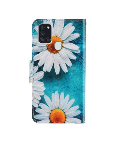 Housse Samsung Galaxy A21s Marguerite