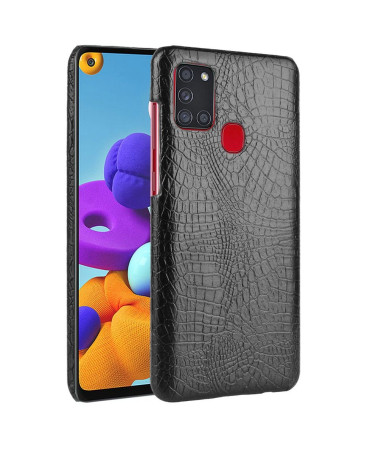 Coque Samsung Galaxy A21s effet peau de croco