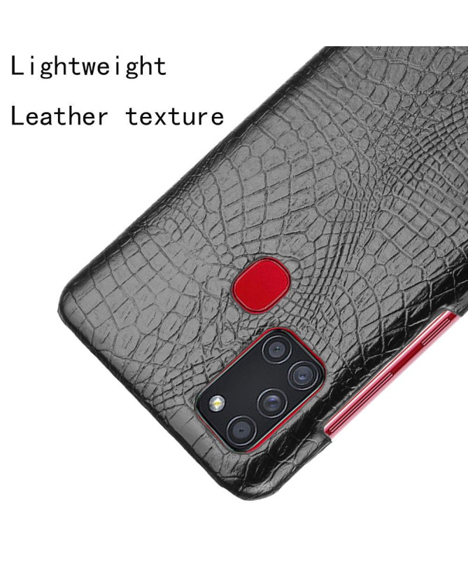 Coque Samsung Galaxy A21s effet peau de croco