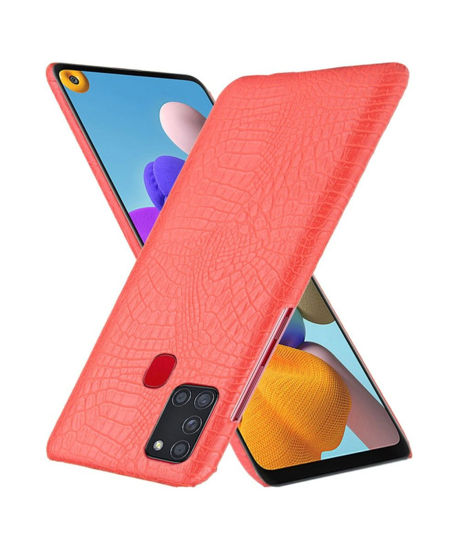 Coque Samsung Galaxy A21s effet peau de croco