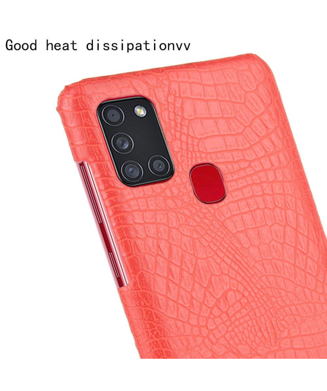 Coque Samsung Galaxy A21s effet peau de croco