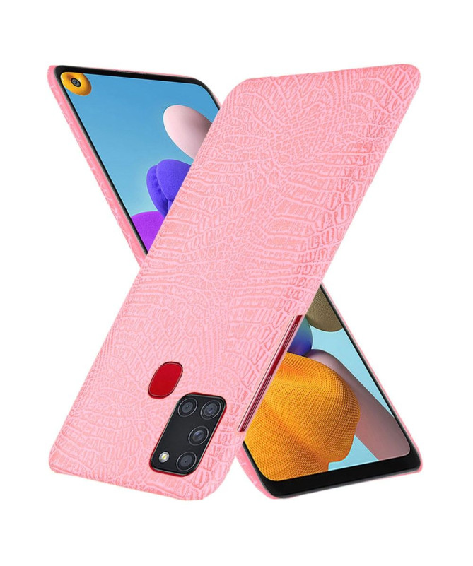 Coque Samsung Galaxy A21s effet peau de croco