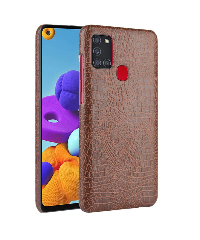 Coque Samsung Galaxy A21s effet peau de croco