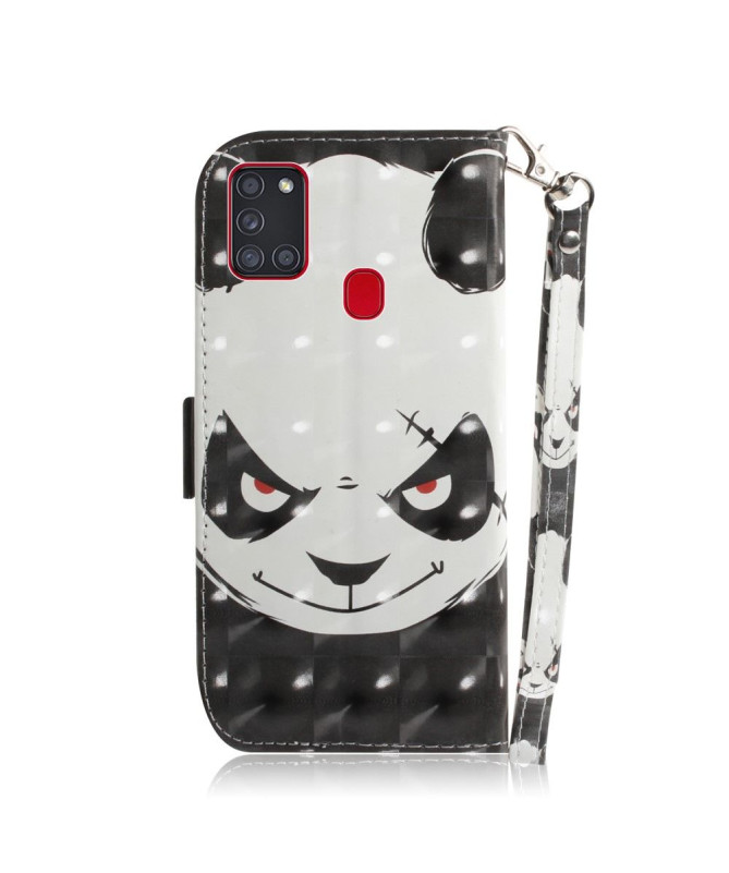 Housse Samsung Galaxy A21s Panda maléfique