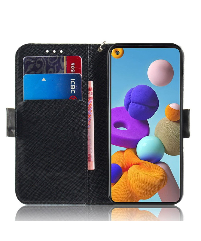 Housse Samsung Galaxy A21s Panda maléfique
