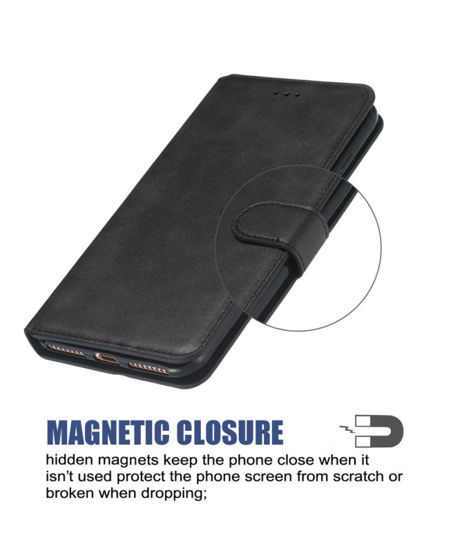 Housse Samsung Galaxy A20e Classique Porte Cartes Noir - photo 2
