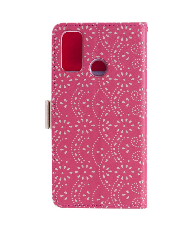 Housse Samsung Galaxy A21s Dentelle Fleur