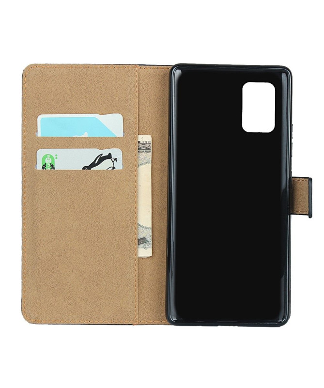 Étui folio Samsung Galaxy A51 5G Portefeuille - Noir