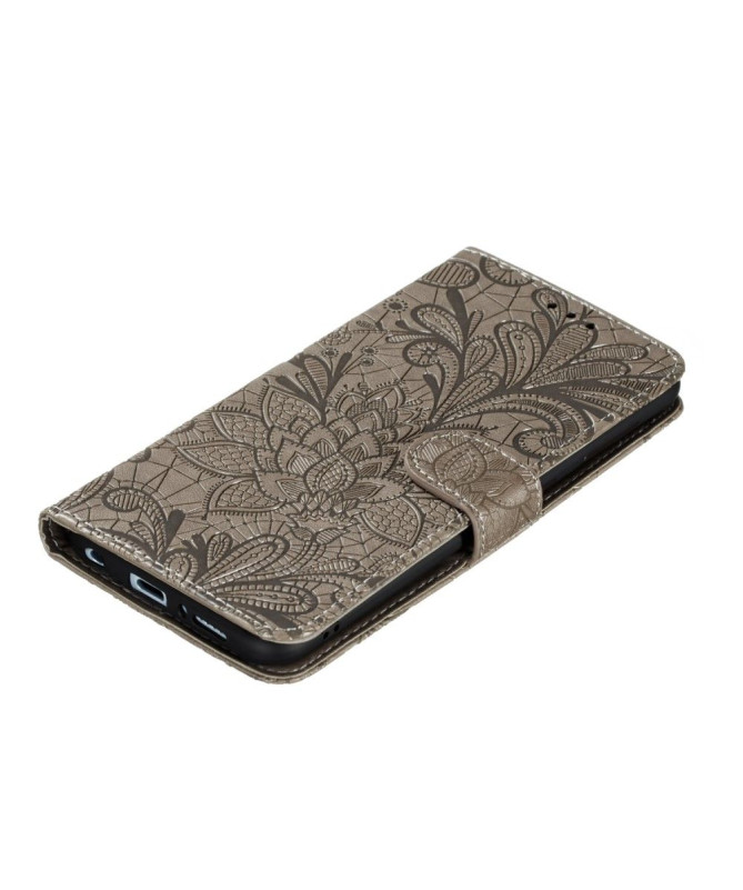 Housse Samsung Galaxy A21s Fleur Dentelle Chic - photo 10