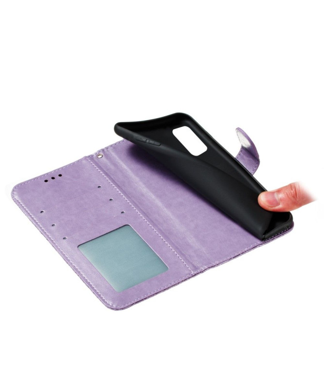 Housse Samsung Galaxy A21s Fleur Dentelle Chic - photo 19