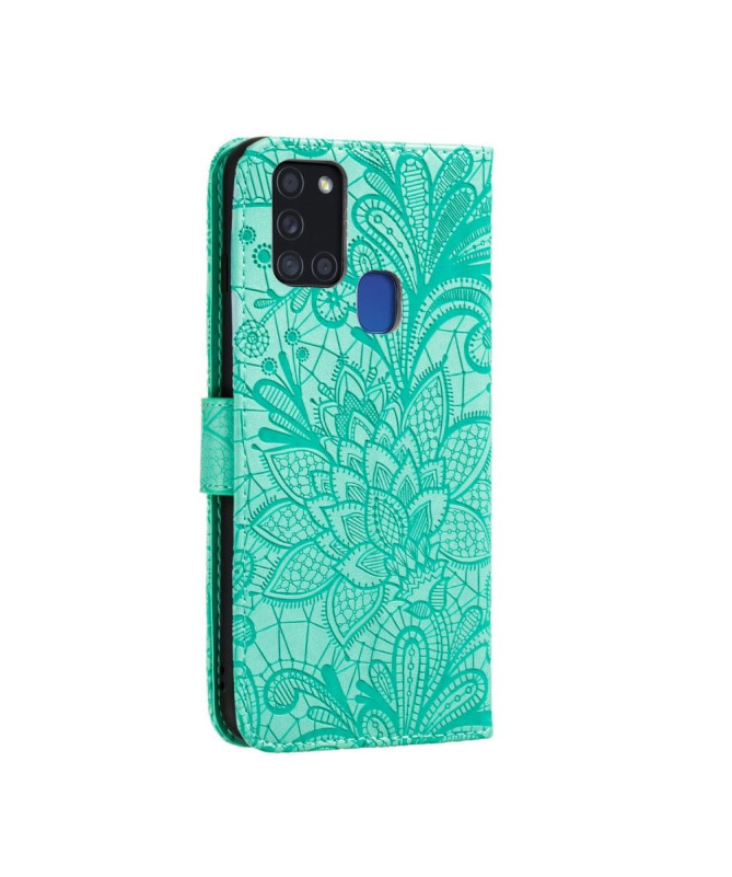 Housse Samsung Galaxy A21s Fleur Dentelle Chic - photo 29