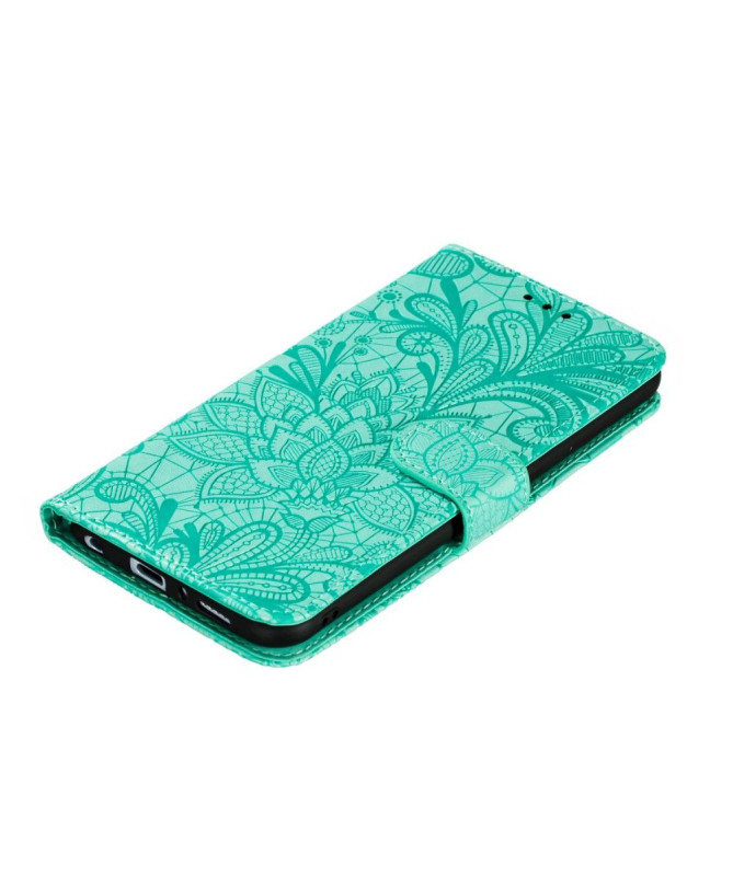 Housse Samsung Galaxy A21s Fleur Dentelle Chic - photo 31