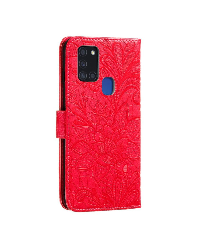 Housse Samsung Galaxy A21s Fleur Dentelle Chic - photo 34