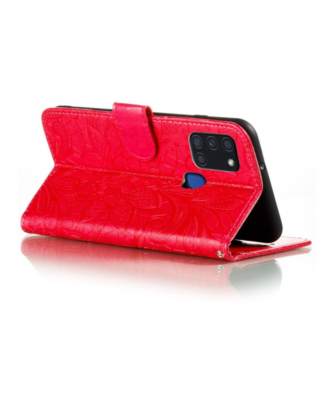 Housse Samsung Galaxy A21s Fleur Dentelle Chic - photo 37