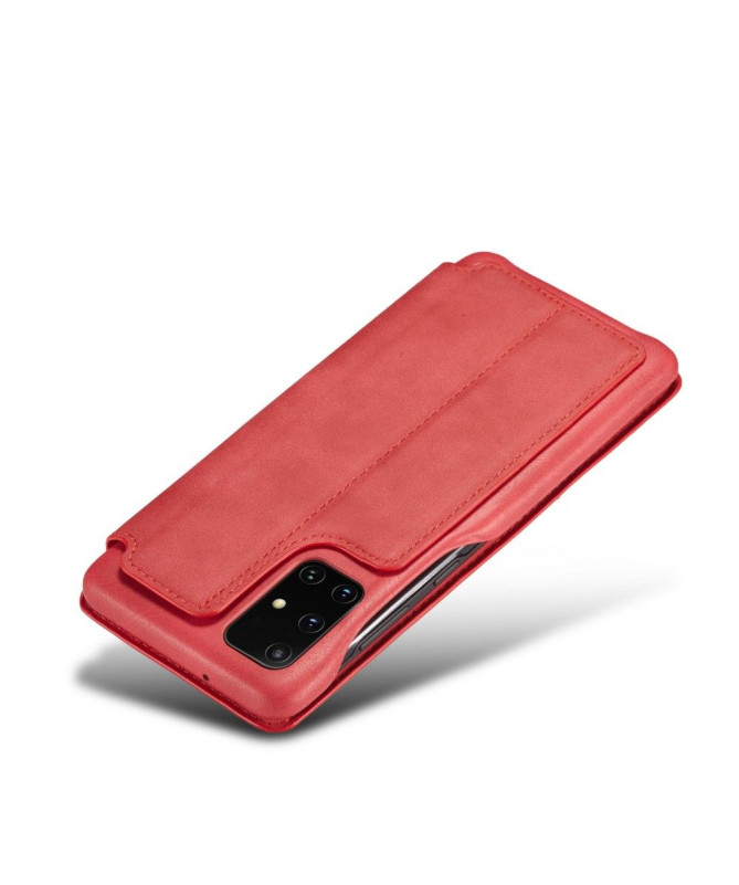 Coque Samsung Galaxy A41 avec rabat simili cuir