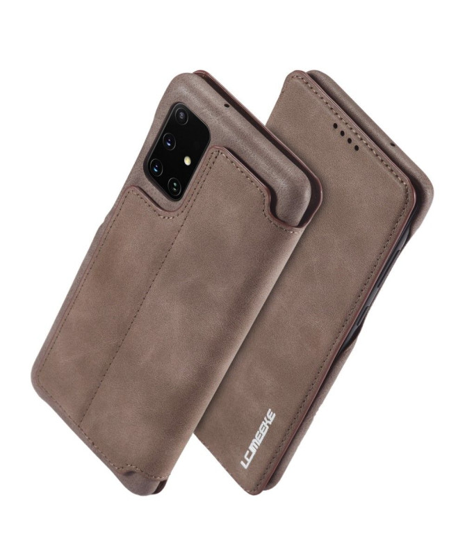 Coque Samsung Galaxy A41 avec rabat simili cuir