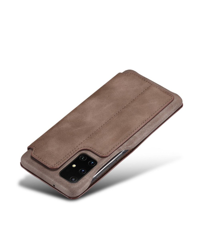 Coque Samsung Galaxy A41 avec rabat simili cuir