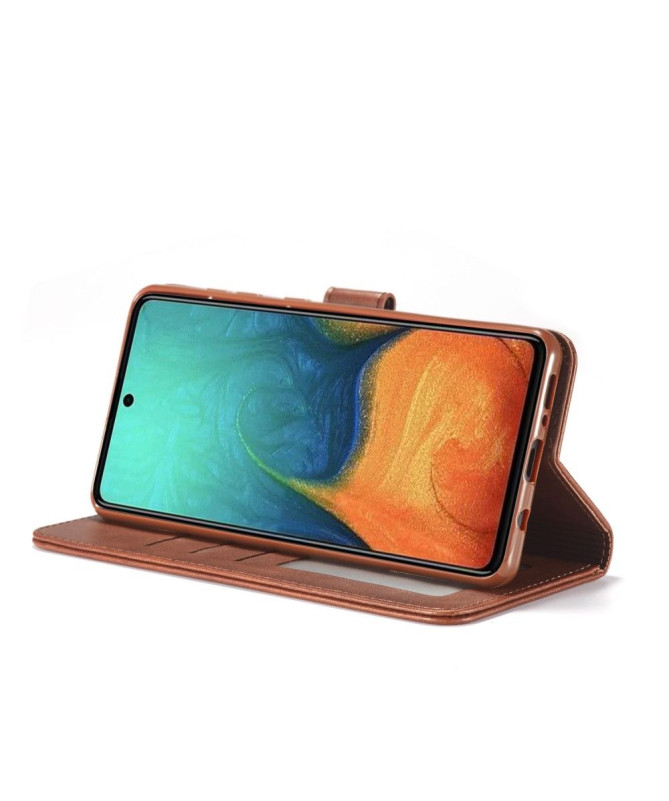 Housse Samsung Galaxy A51 5G Effet Cuir LC.IMEEKE
