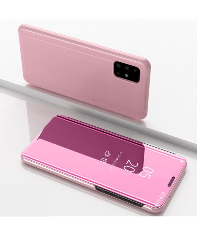 Coque Samsung Galaxy A51 5G avec rabat effet miroir