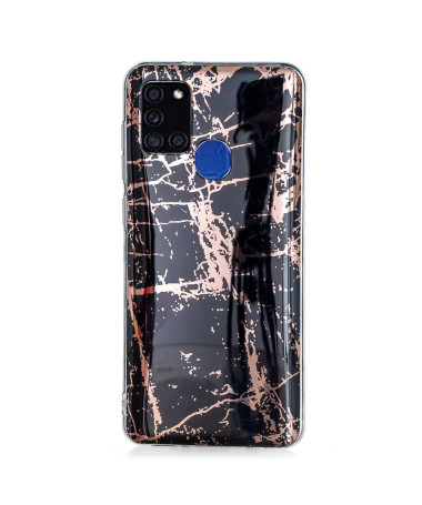 Coque Samsung Galaxy A21s Marbre Métallisé