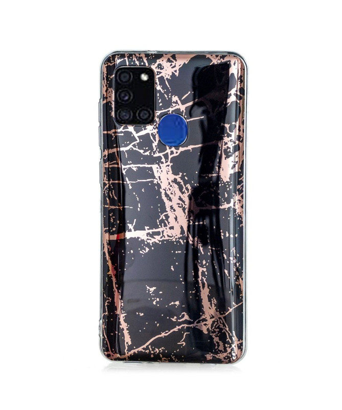 Coque Samsung Galaxy A21s Marbre Métallisé