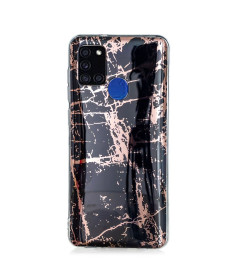 Coque Samsung Galaxy A21s Marbre Métallisé
