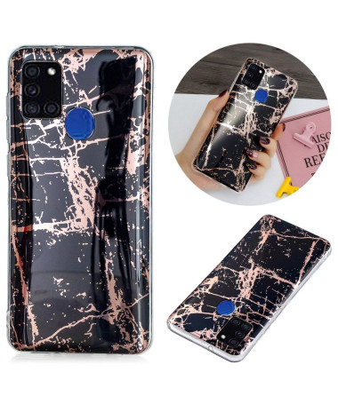 Coque Samsung Galaxy A21s Marbre Métallisé