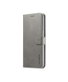 Étui Samsung Galaxy A21s Tommy Style Effet Cuir - Gris