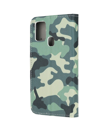 Housse Samsung Galaxy A21s Camouflage Militaire