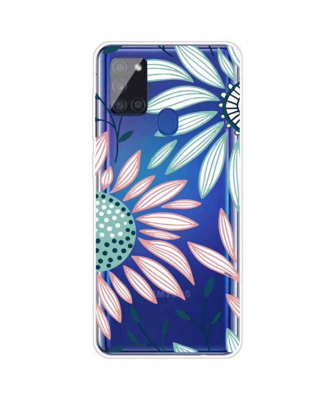 Coque Samsung Galaxy A21s Daisy fleurs