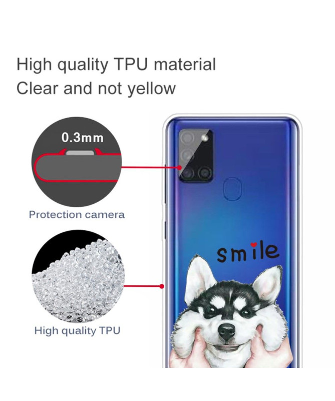 Coque Samsung Galaxy A21s Smile Chien