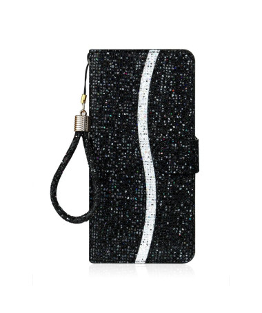 Housse Samsung Galaxy A21s Glitter Porte Cartes