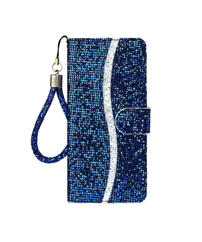 Housse Samsung Galaxy A21s Glitter Porte Cartes
