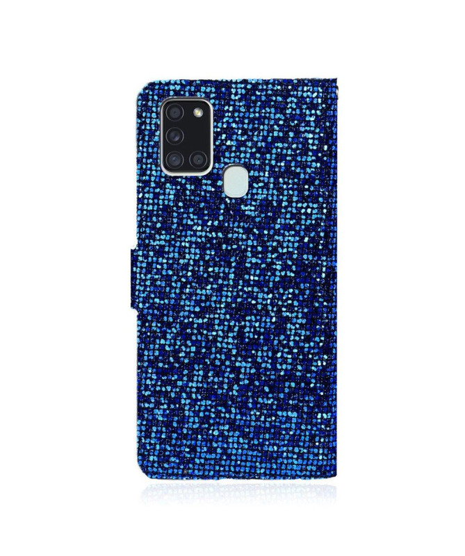 Housse Samsung Galaxy A21s Glitter Porte Cartes
