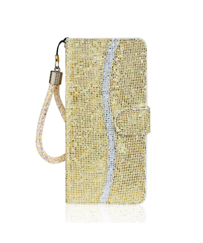 Housse Samsung Galaxy A21s Glitter Porte Cartes