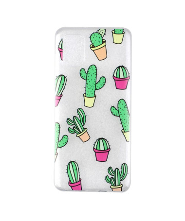 Coque Samsung Galaxy A31 transparente cactus