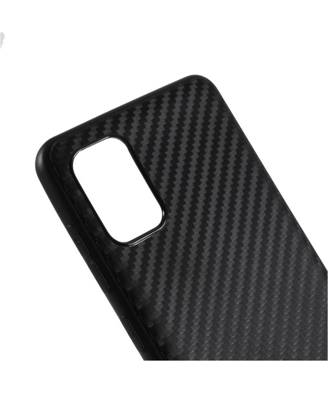 Coque Samsung Galaxy A31 aspect fibre de carbone