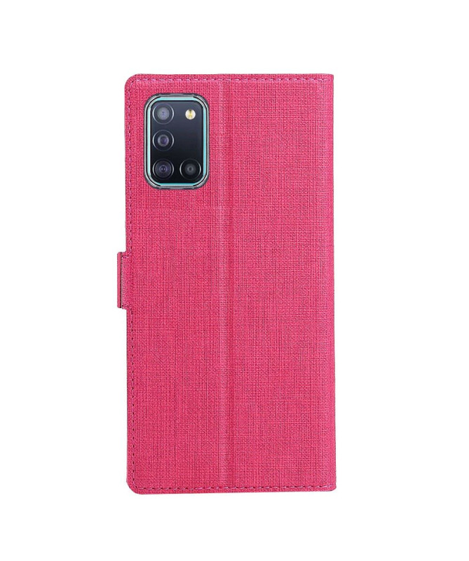 Housse Samsung Galaxy A31 croisillons fonction support