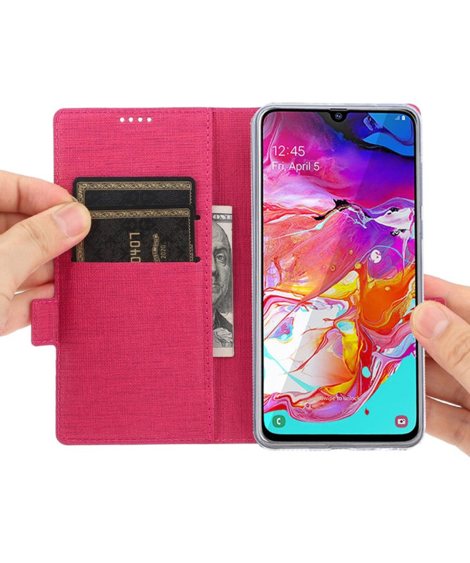 Housse Samsung Galaxy A31 croisillons fonction support